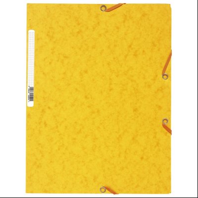 Fascikla klapna s gumicom chartreuse A4 FSC Exacompta 55509E žuta