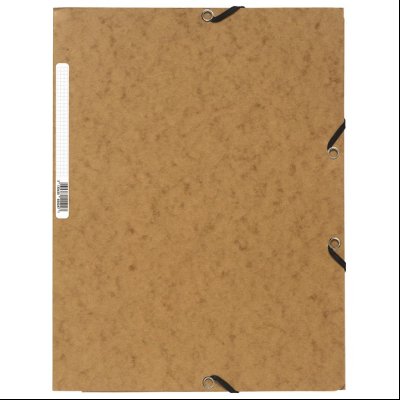 Fascikla klapna s gumicom chartreuse A4 FSC Exacompta 55524E svetlo braon