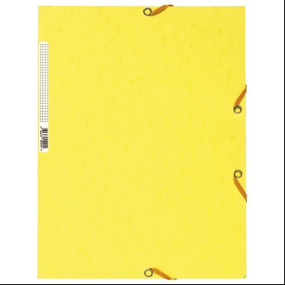 Fascikla klapna s gumicom chartreuse A4 FSC Exacompta 55529E limun žuta