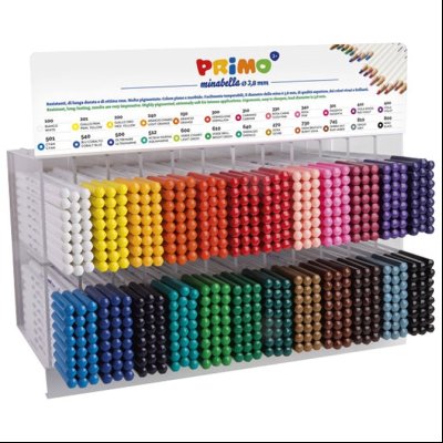 Boja drvena fi3,8mm 24bojex24kom+STALAK Minabella Primo pk576 CMP 5245ESP576MB