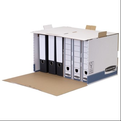 Kutija arhivska-kontejner za arhivske kutije i registratore Fellowes 0029901 belo-plava