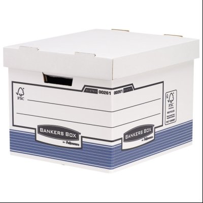 Kutija arhivska-kontejner za arhivske kutije Standard Fellowes 0026101 belo-plava