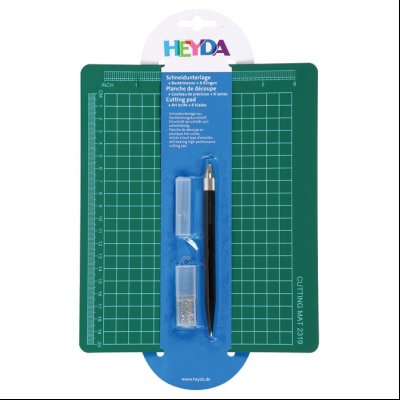 Podloga za rezanje 23x19cm+skalpel Heyda 20-48895 29