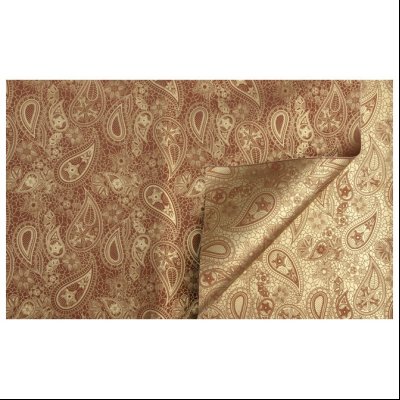 Papir ukrasni obostrani 70x100cm kašmir PA871161 zlatni/krem