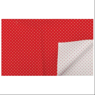 Papir ukrasni obostrani 70x100cm tufne MPO200001 crveni/beli