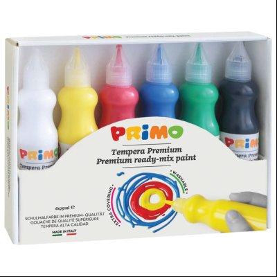 Boja tempera u olovci 75ml x 6boja (boca) CMP 2533TL6