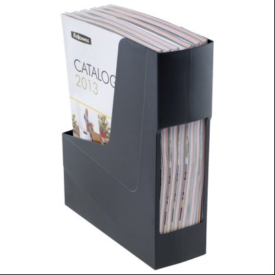 Stalak za spise uspravni plastičan (80% reciklirani) Green2Desk Fellowes 0017301 crni