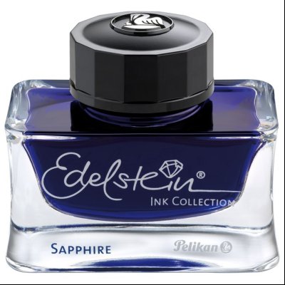 Tinta za nalivpero bočica 50ml Edelstein Pelikan 339390 plava (sapphire)