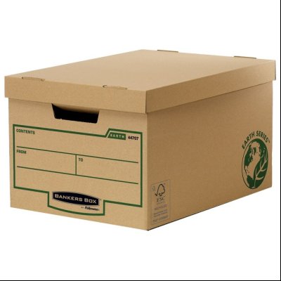 Kutija arhivska-kontejner za arhivske kutije i mape sa prstenom Velika Fellowes 4470701 braon