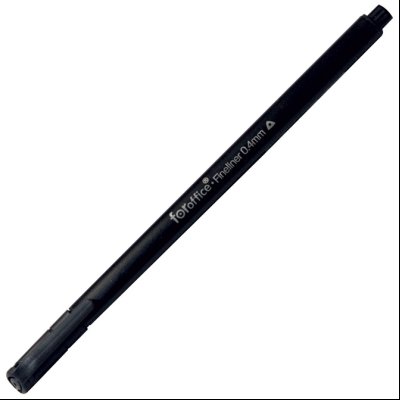 Flomaster fineliner 0,4mm trouglasti FORoffice 18096 crni