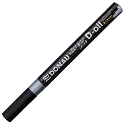 Marker uljani 2,2mm okrugli vrh D-Oil Donau 7368001PL-38 srebrni