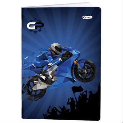 Sveska meki povez A5 linije 50+2L 80g za dečake Premium Connect 43747