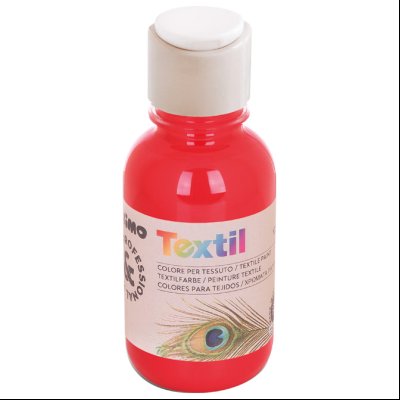 Boja za tekstil 125ml CMP 410TX125300 crvena (vermillion)