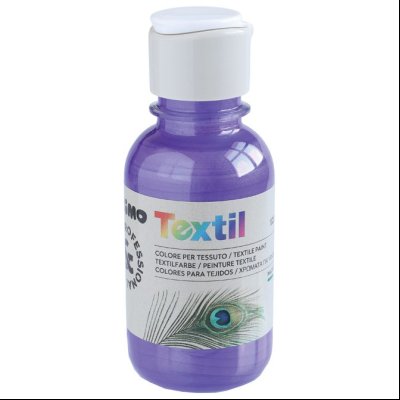 Boja za tekstil 125ml metalik CMP 410TXM125400 ljubičasta (violet met)
