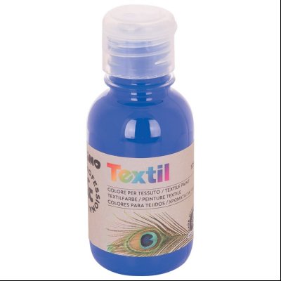 Boja za tekstil 125ml metalik CMP 410TXM125500 plava (blue met)