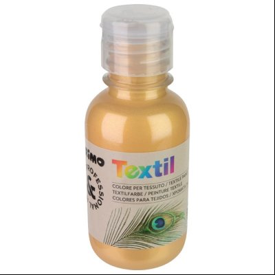 Boja za tekstil 125ml metalik CMP 410TXM125920 zlatna (gold)