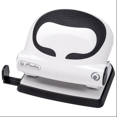 Bušač 2 rupe do  20 listova Herlitz 50025411 belo-crni!!