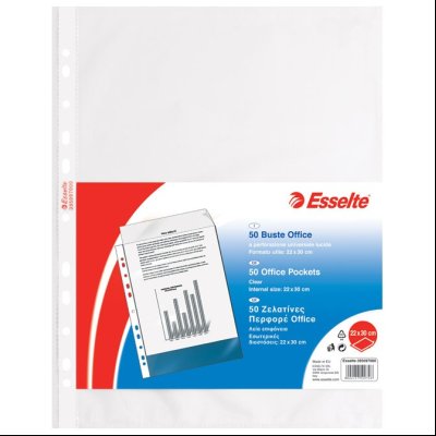 Fascikla uložna A4 60my pp sjajni Copy Safe pk50 Esselte 395097000