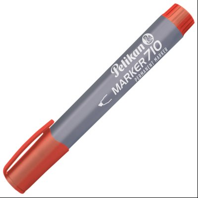 Marker permanentni kosi vrh 710 Pelikan 817950 crveni