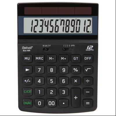 Kalkulator komercijalni 12mesta Rebell RE-ECO450 BX crni