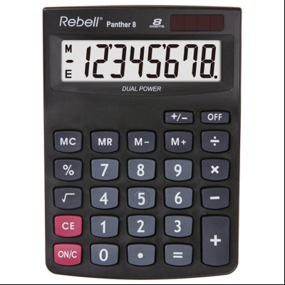 Kalkulator komercijalni  8mesta Rebell RE-PANTHER 8 BX crni