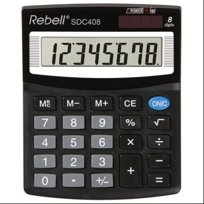 Kalkulator komercijalni  8mesta Rebell RE-SDC408 BX crni