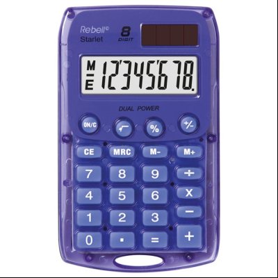 Kalkulator džepni 8mesta Rebell RE-STARLETV BX ljubičasti