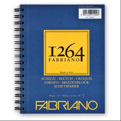 Blok Sketches spirala A5 60L 90g (natural grain) 1264 Fabriano 19100634