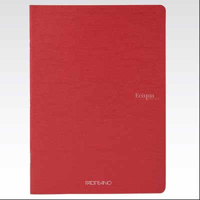 Sveska meki povez A4 karo 40L 90g EcoQua Fabriano 19210203 tamno crvena (cherry)