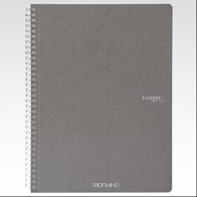 Sveska spirala A4 karo 70L 90g EcoQua Fabriano 19290101 siva (antracite)