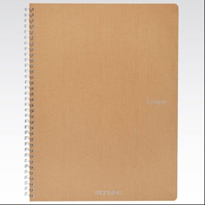 Sveska spirala A4 karo 70L 90g EcoQua Fabriano 19290102 oker (bruno)