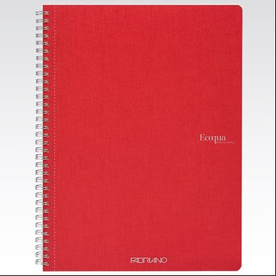 Sveska spirala A4 karo 70L 90g EcoQua Fabriano 19290106 crvena (lampone)