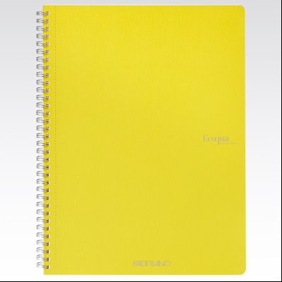 Sveska spirala A4 karo 70L 90g EcoQua Fabriano 19290108 limun žuta (limone)