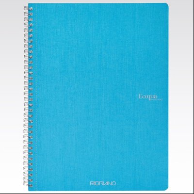 Sveska spirala A4 karo 70L 90g EcoQua Fabriano 19290111 tirkizna (turchese)