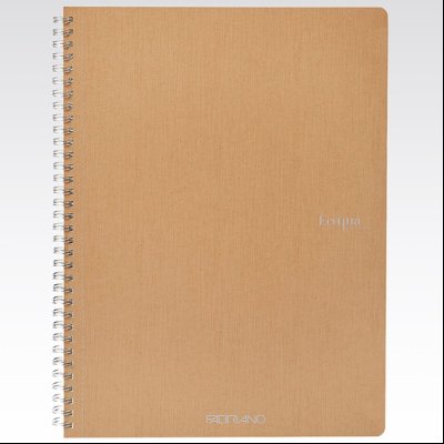 Sveska spirala A4 linija 70L 90g EcoQua Fabriano 19290202 oker (bruno)