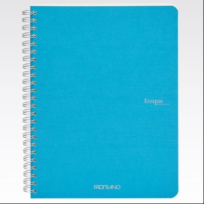 Sveska spirala A5 karo 70L 90g EcoQua Fabriano 19148111 tirkizna (turchese)