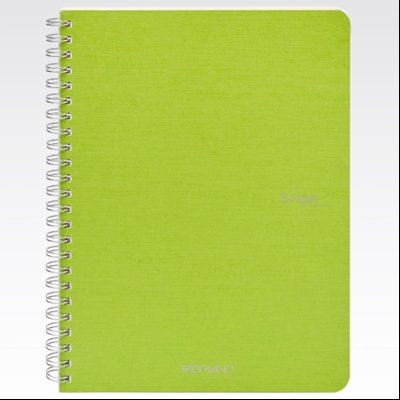 Sveska spirala A5 linije 70L 90g EcoQua Fabriano 19148207 limeta zelena (lime)