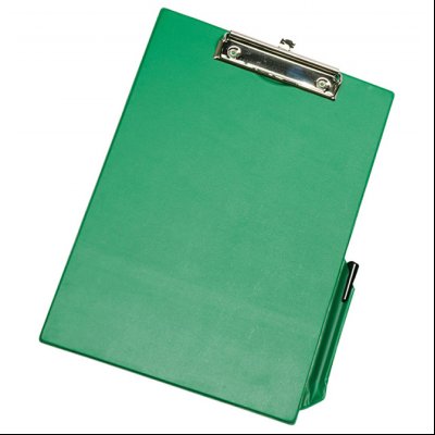 Podloga klip sa štipaljkom A4 kartonska pp Q-Connect Donau KF01299 zelena