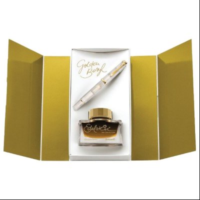 Set Nalivpero Classic M200 (M) Golden Beryl+tinta 50ml Edelstein zlatna Pelikan 819824