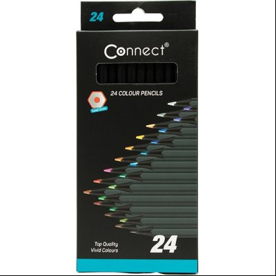 Boje drvene 24boje black Connect 51702 blister