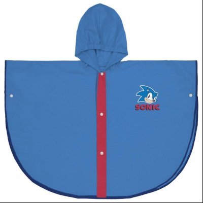 Kabanica kišna dečja pončo Sonic Cerda 2400000732 plava blister