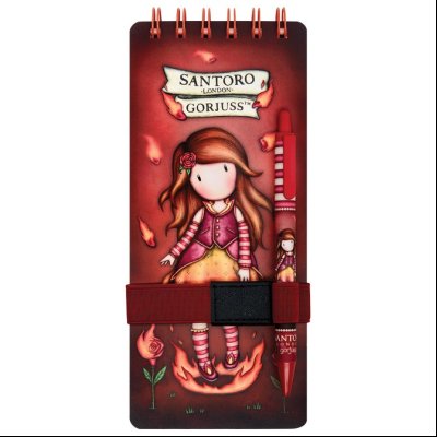 Blok za beleške-spirala gore sa olovkom hemijskom Fire In My Heart Gorjuss 1171GJ01!!