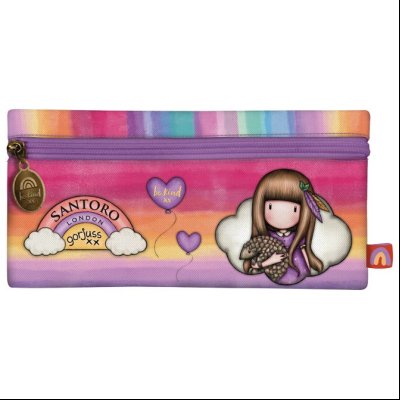 Pernica pravougaona 1zip 22x11x1,5cm Be Kind To All Creatures Gorjuss 1129GJ05!!*PK*