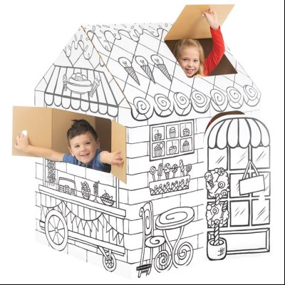 Kućica za igranje i bojenje Poslastičarnica Fellowes 1232501