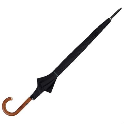 Kišobran muški automatik sa drvenom drškom fi-102cm 8 panela Golf Pierre Cardin crni!!