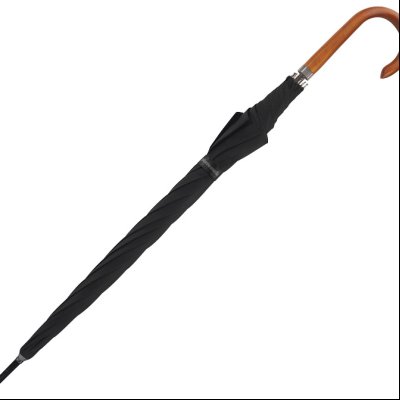 Kišobran muški automatik sa drvenom drškom fi-105cm 8 panela Primeur Pierre Cardin crni!!