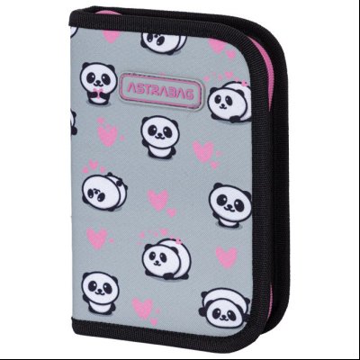 Pernica puna 1zip 1preklop AC11 Panda 24.Astrabag 503024008 siva