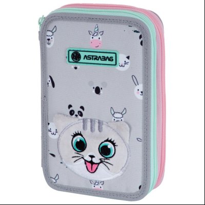 Pernica prazna 2zipa AC2 Kitty The Cute 24.Astrabag 503023026 siva