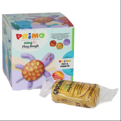 Plastelin 3boje 60g EasyDo Primo pk3 CMP 2992CD2 bakarna-zlatna-lila