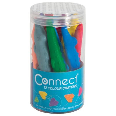 Boje voštane 12boja čaša Krokodili Connect 57338